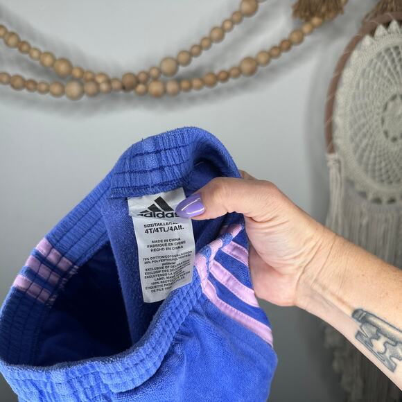 Adidas Velvet Velour Joggers - Picture 3 of 3